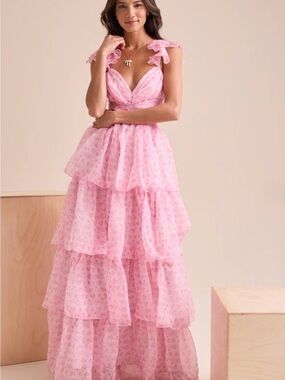 altar'd state roxanne embroidered maxi dress Altar'd State Roxanne Layered Maxi Dress NWT